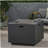 33-inch outdoor iron square propane fire pit with built-in tank - 50,000 BTU-878901712