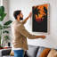 Sunset Palms Coastal - Wrapped Canvas-134057911-134057919