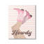 «Howdy Cowgirl on Stripes» par Martina Pavlova, reproduction de photo sur toile-97263473-97263474