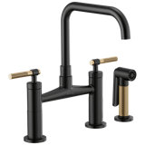 Litze® Bridge Faucet with Side Sprayer