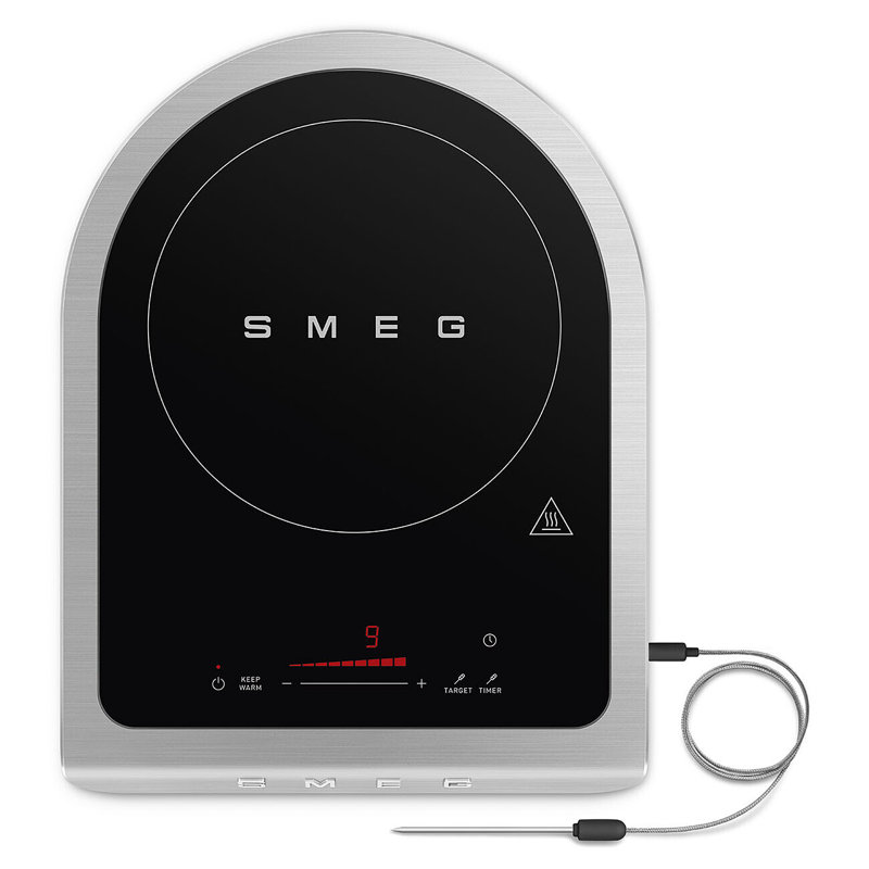 Contemporary Portable Induction Cooker in Matte Black, Matte Black