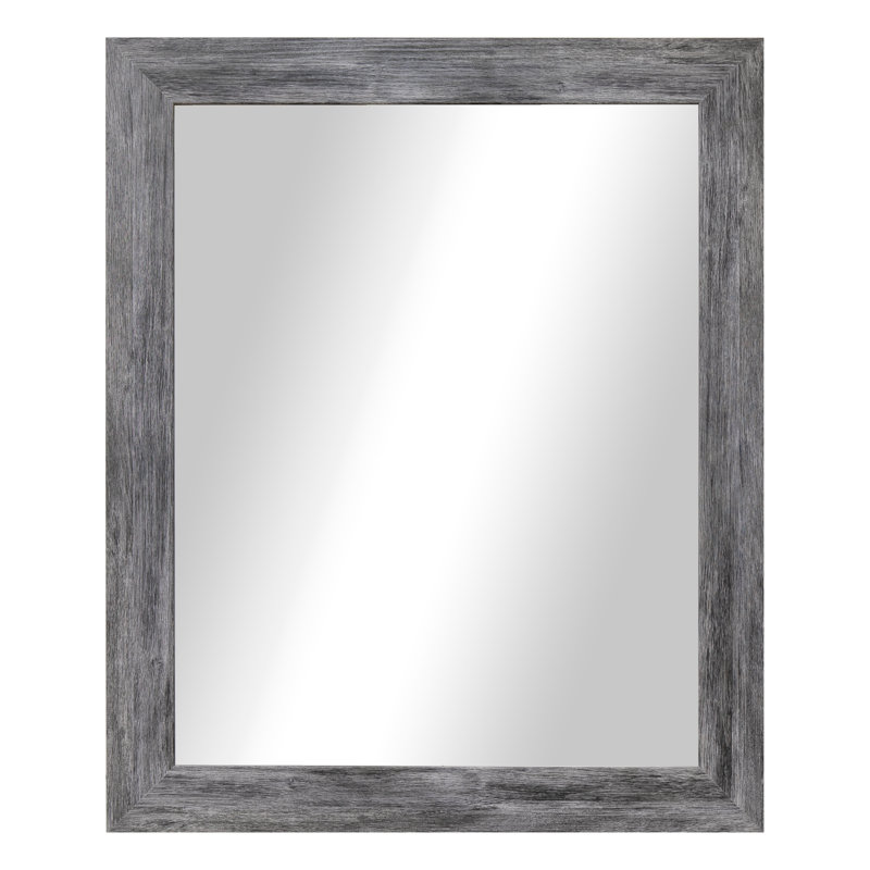 Miroir d'appoint mural Rayne, Gris