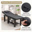 Lit de massage professionnel 72,8 po avec tête de lit réglable et spa-124027464