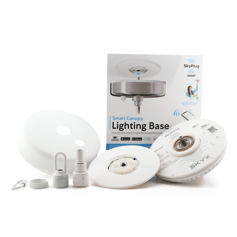 SkyPlug Smart Kit - Installation d'éclairage facile - Carina, Blanc mat