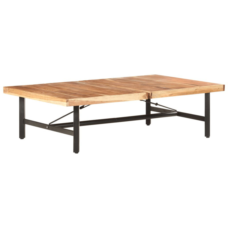 Cassady Four Leg Coffee Table, Light Brown