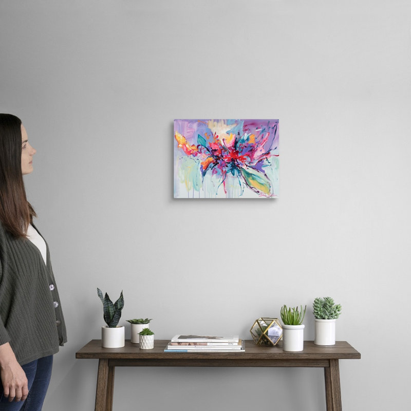 "Matters of the Heart" par Amira Rahim, reproduction d’art sur toile, Toile tendue, H 12 po x l 16 po x P 1,25 po