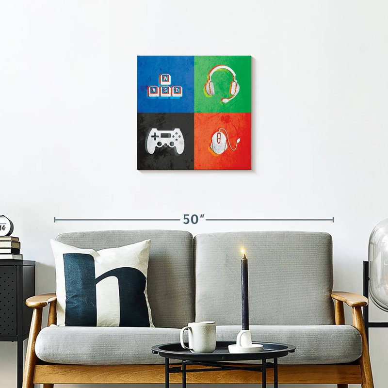 Senne Glitch Style Gamer Essentials, H 20 po x l 20 po