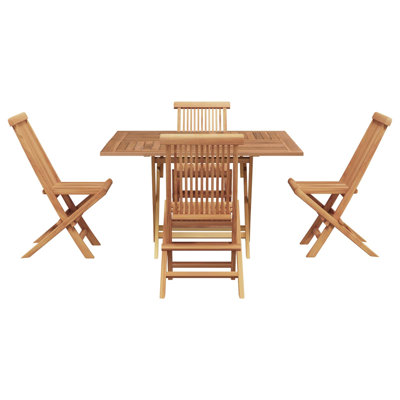 Teak Patio Dining Set with