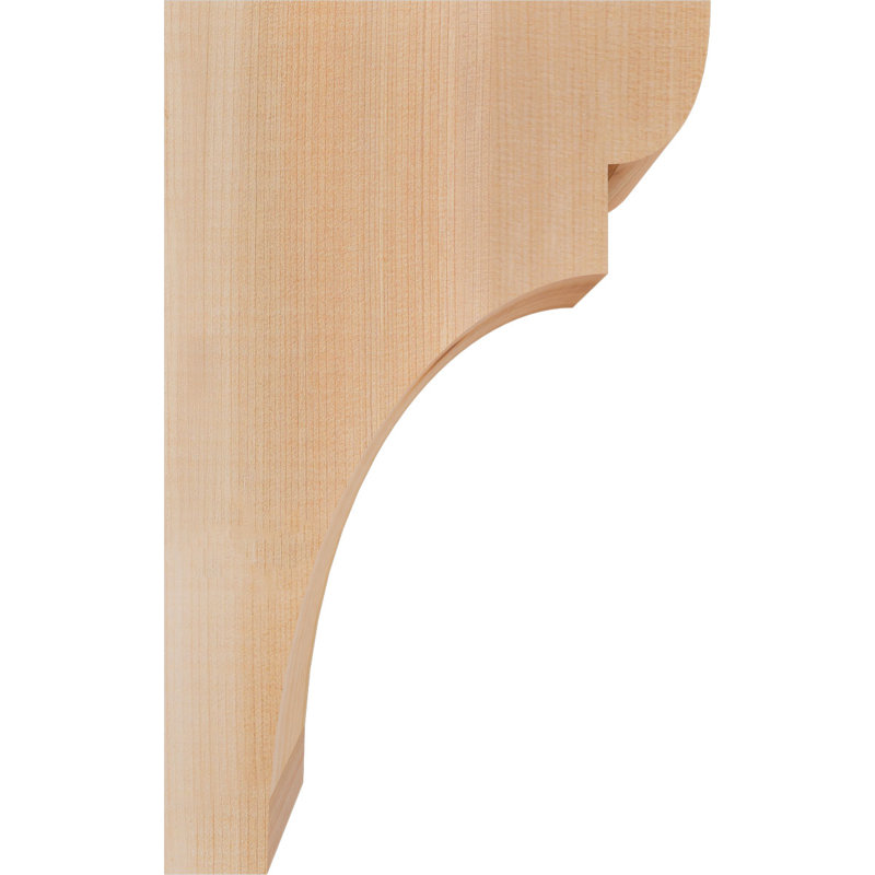 Yorktown Corbel, H 12 po x l 3,5 po x P 8 po, Cèdre rouge, Lisse