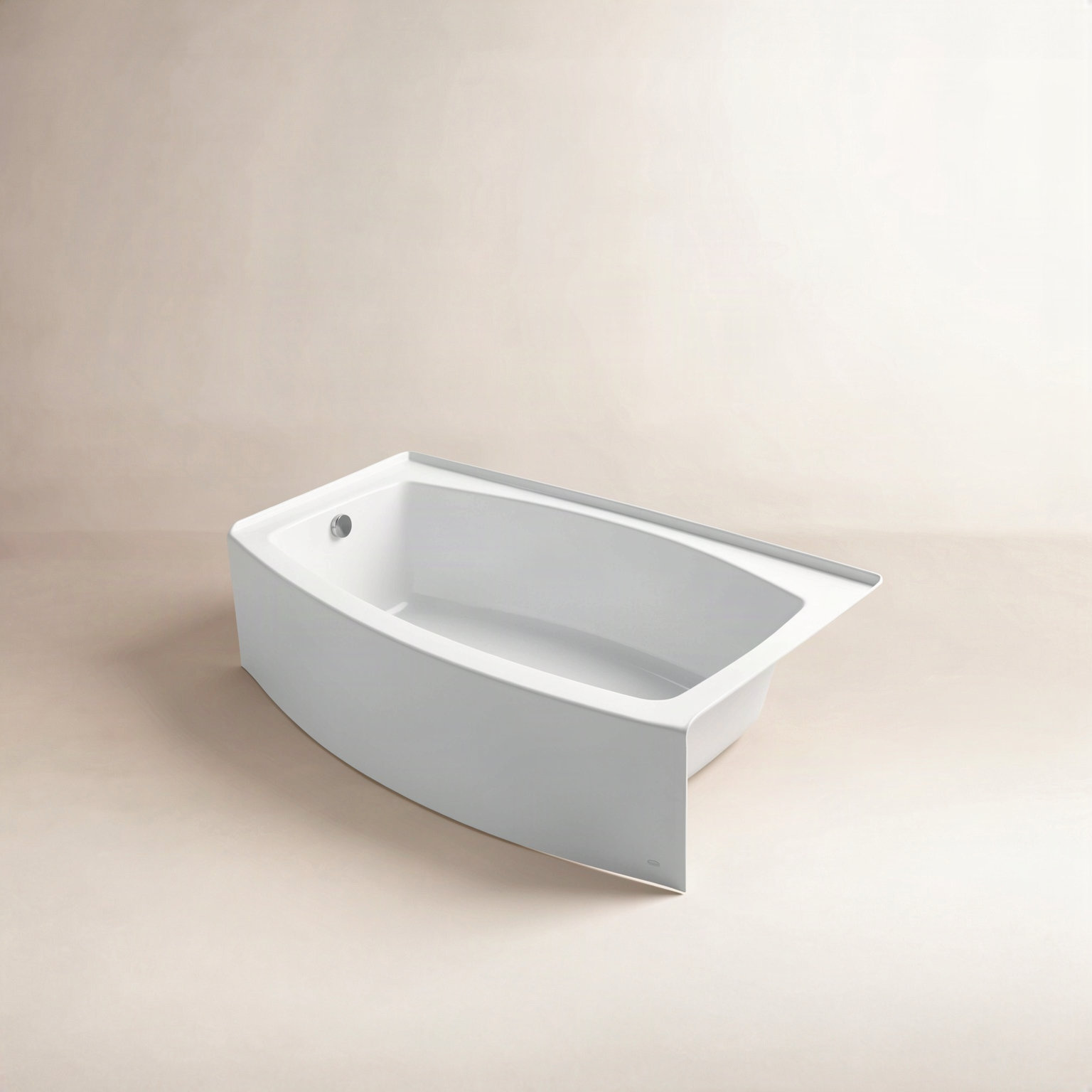 Expanse 60" Soaking Bathtub, White, Left