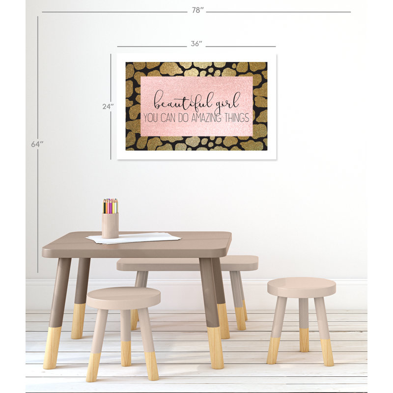 Impression sur papier Amazing Things, H 24 po x l 36 po x P 1 po, Papier