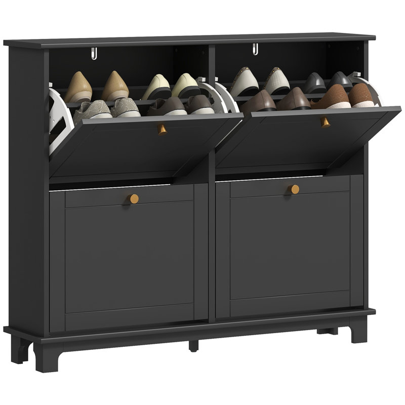 16 Pair Shoe Storage Cabinet