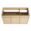 Meuble-lavabo autoportant 48 po et 3 portes d'armoire à fermeture en douceur (emballage KD) - sans le lavabo-286172255