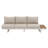 Outdoor Aluminum Patio Sofa with Cushions