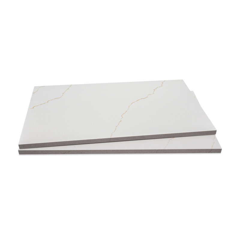 Bordure de piscine 13 po x 24 po x 0,79 po en porcelaine mat aspect pierre (4,33 pieds carrés / unité, 2 pièces), Lune