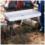 Outsunny 4FT Portable Folding Fish Fillet Cleaning Table Camping Picnic Ice Party Desk With Sink