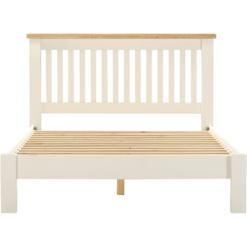 Windsor Bedframe, Ivory, Double (4'6)