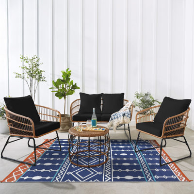 Tapis d'extérieur 9 pi x 12 pi, tapis réversible en plastique, tapis de paille en plastique pour camping, grand tapis de sol pour l'extérieur, véhicule récréatif, patio, cour arrière, terrasse, pique-nique, bleu et rouge