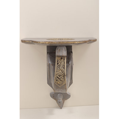 Wooden Elephant Head Wall Mount Bracket