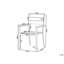 Como 6 - Person Patio Dining Set Umbrella Hole Included Rectangular Table