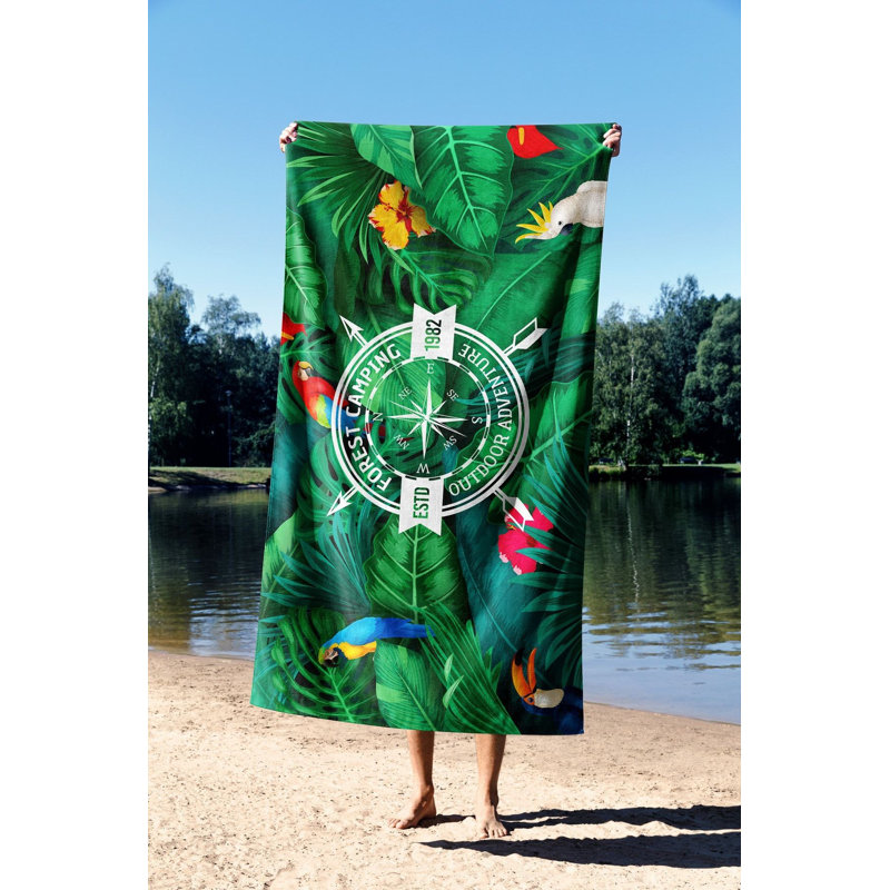 Ultra-Soft Beach Towel, 30 x 59 Inches | 70% Polyester / 30% Polyamide, Microfilament Fabric | Quick-Dry, Lightweight & Compact for Travel | Perfect for Beach, Pool, Gym, and Outdoor Adventures