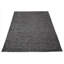 Tapis tibétain gris en laine noué à la main 10 po x 14 po Tibetano