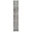 Tapis de couloir oriental 2 pi 6 po x 20 po gris clair, de conception moderne, en laine naturelle filée à la main, non nouée à la main 2941E30E74354652BCE00C7BFE2E2F8F