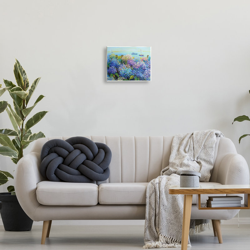 «Hydrangea by the Sea», art mural par Catherine Elliot