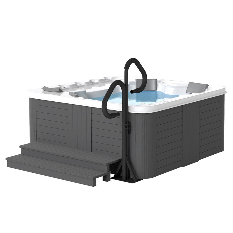 Domi Height Adjustable Hot Tub Two-Way Handrail