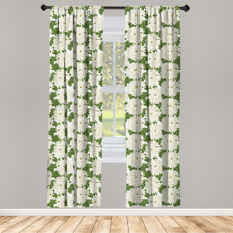 Rideaux 4 panneaux East Urban Home, L 56 po x L 84 po
