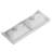 48" Solid Surface Wall-Mounted Bathroom Sink