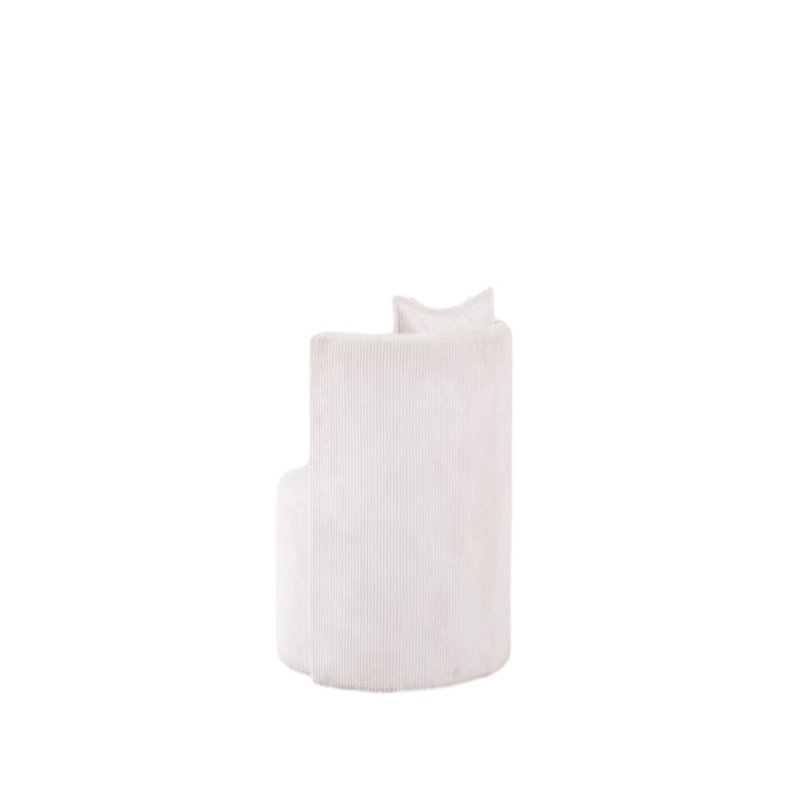 Fauteuil d'appoint Lakeida, blanc