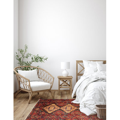 Tapis brun clair Teimani 3 pi 8 po x 6 pi 8 po