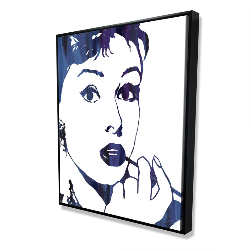 Art figuratif sur toile Audrey Hepburn