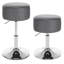 Kundana Swivel Upholstered Adjustable Height Counter Stool with Metal Frame-1916106864