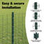 Fence with Post Segment Outdoor Barrier Garden Terrace Divider Boundary-1949695204-1949695208