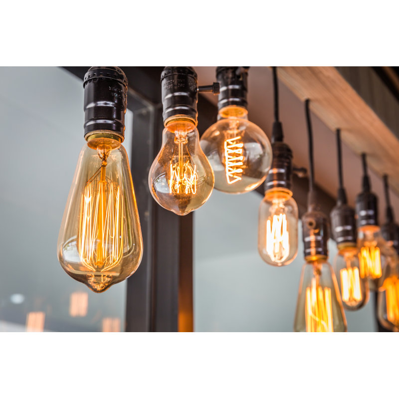 Decor Bulb - Wrapped Canvas Print, 81cm H x 122cm W x 3.8cm D