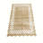 Scalloped Area Rugs Modern Bordered Accent Carpet,Non-Slip Floor Cover,Stain-Resistant Indoor Mat for Bedroom,Kitchen,Living Room-620051065-620051060