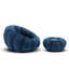 Roosa Upholstered Swivel Barrel Chair with Footstool-1415659112