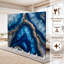 Cloison pliante 6 panneaux à cloisons en agate bleue royal-134493700-134493701