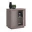 Armoire de rangement empilable avec tablettes réglables