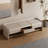 Beige Upholstered Bench-1116442567