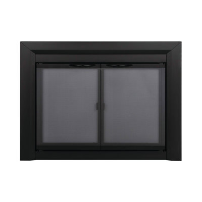 Portes de foyer en acier de style armoire Vandervoort