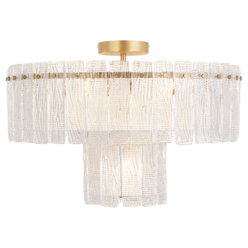 Othello Glass Flush Mount