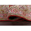 Tapis rouge rouge en laine noué à la main Heriz 4X6
