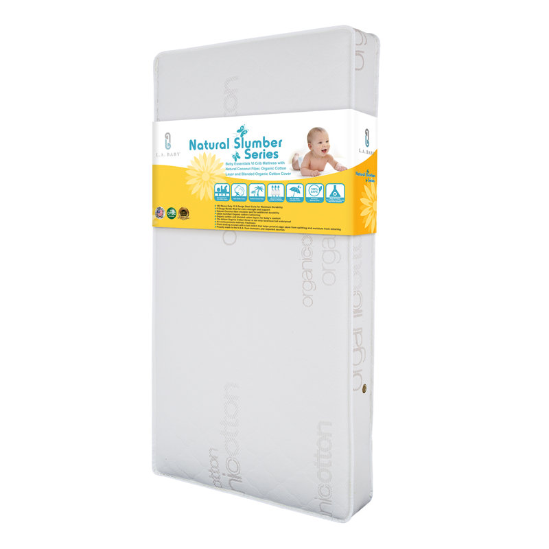 2 Stage Standard Crib/Toddler Rectangle Mattress