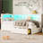 Upholstered Twin Size Platform Bed