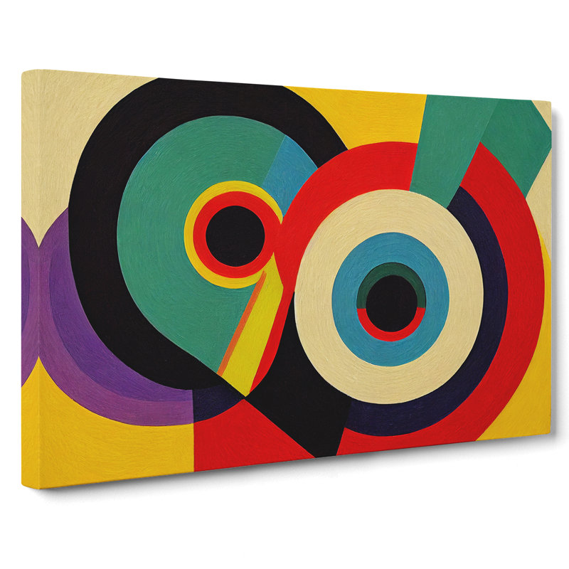 Masterful Modern Abstract - Wrapped Canvas Print, 40cm H x 60cm W x 3cm D