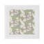 Serviettes de table en satin de coton Peony Inspira-585341315