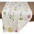 Off-white Watercolor Floral Stem Cotton Linen Blend Table Runner 16" W X 72" L
